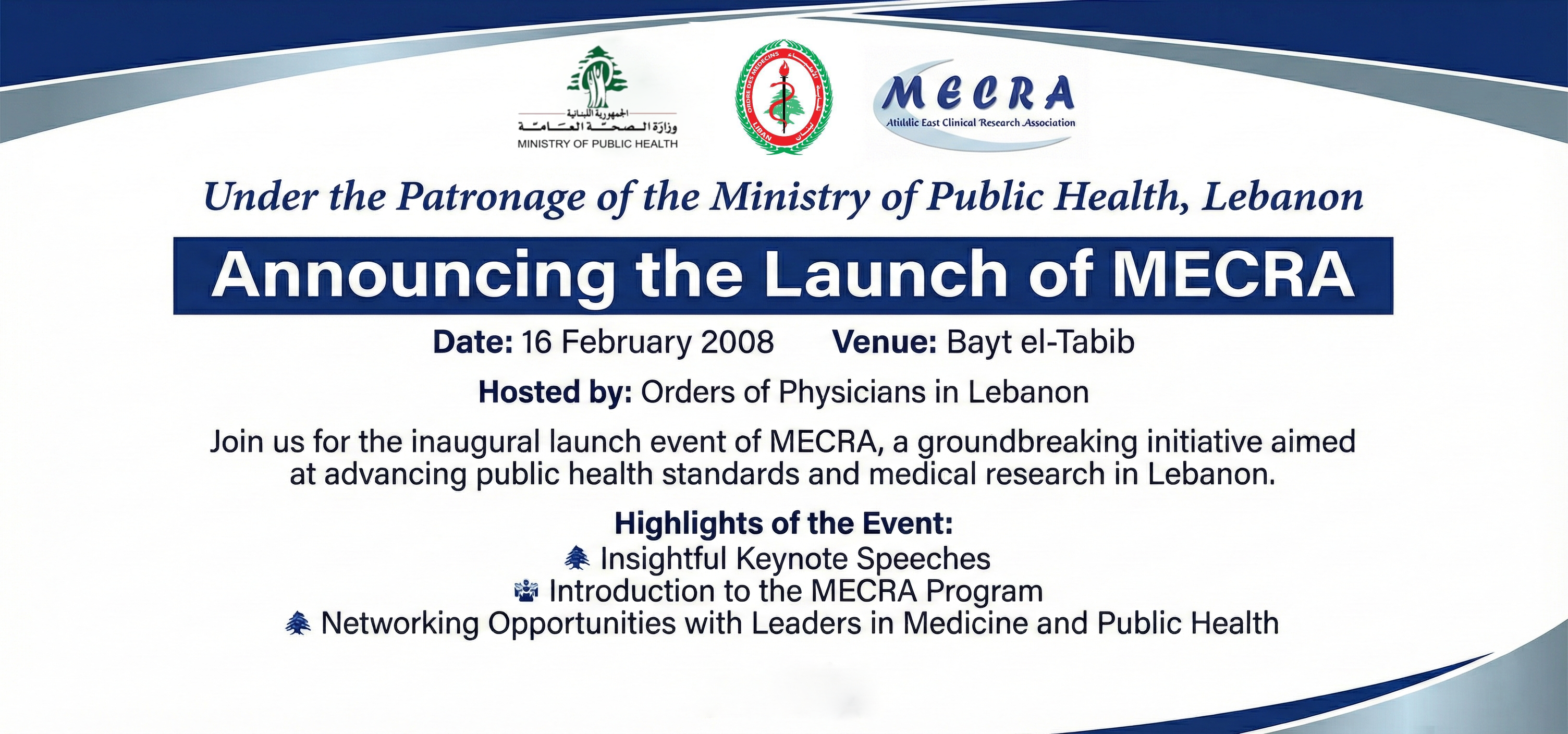 Announcing the Launch of MECRA