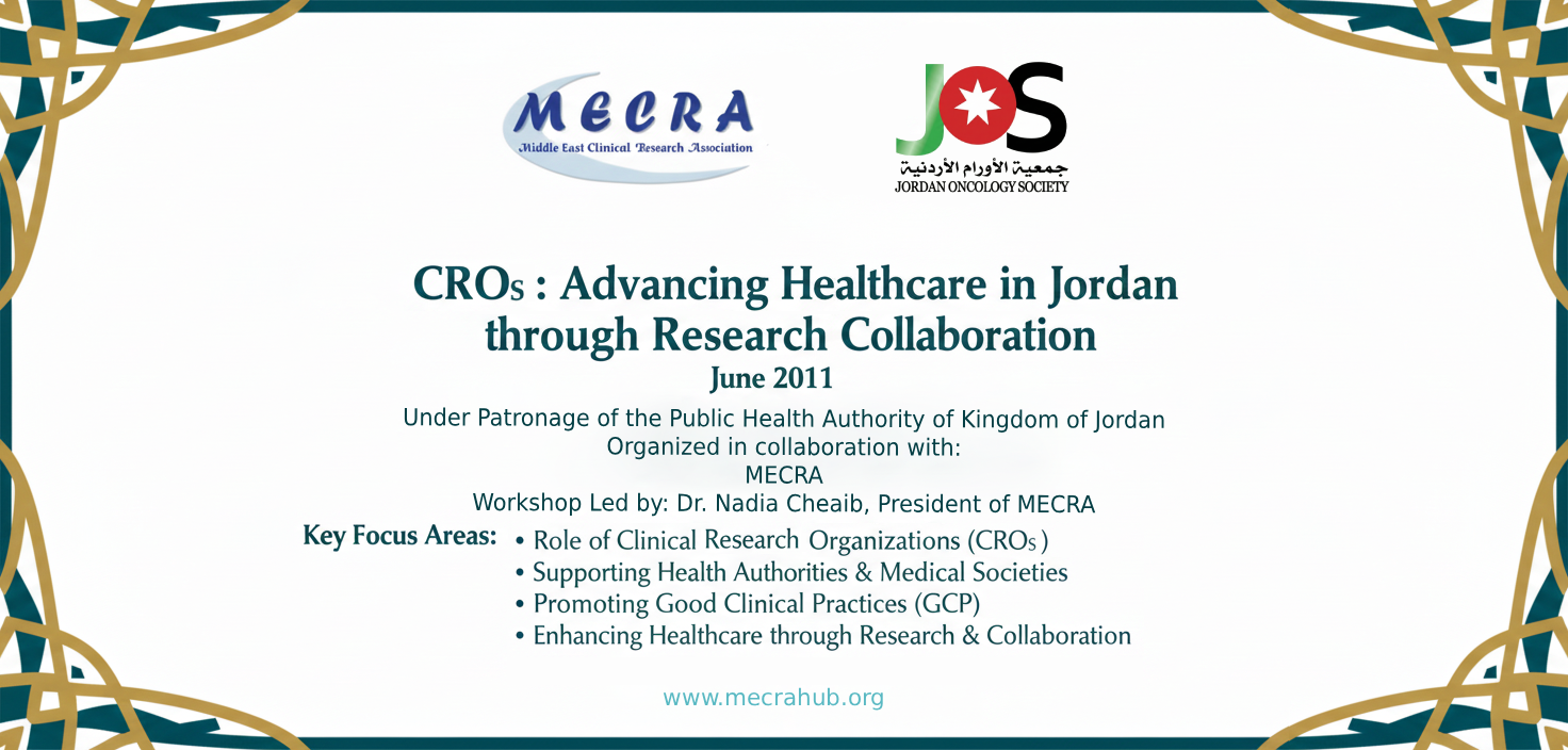 CROs: Advancing Healthcare in Jordan through Research Collaboration